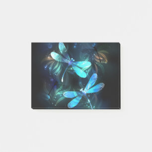 Sjö Glowing Dragonflies Post-it Block
