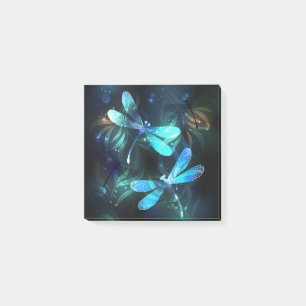 Sjö Glowing Dragonflies Post-it Block