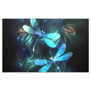 Sjö Glowing Dragonflies Tyg