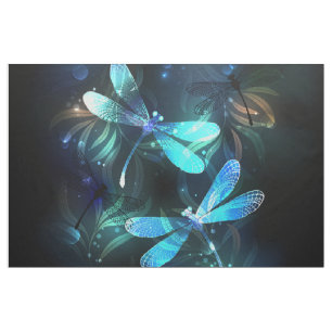 Sjö Glowing Dragonflies Tyg