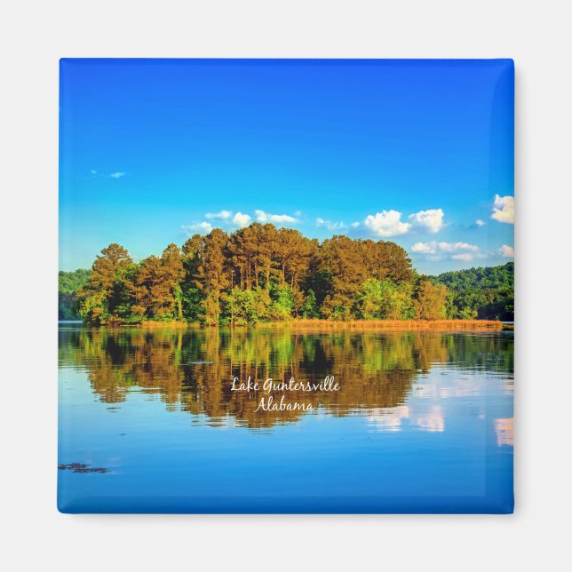 Sjö Guntersville, Alabama Magnet (Framsidan)