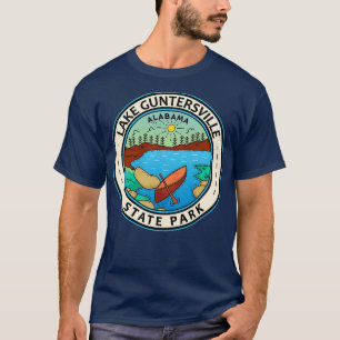 Sjö Guntersville State Park Alabama Badge TShirt T Shirt
