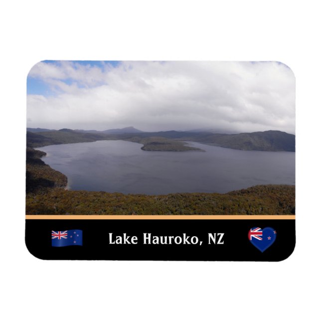 Sjö Hauroko Panorama och Nya Zeeland/part.1 Magnet (Horisontell)