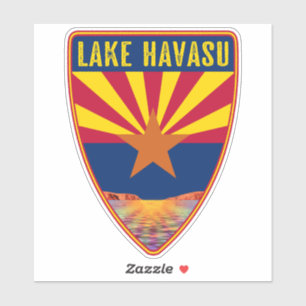 Sjö Havasu Arizona Shield Klistermärken