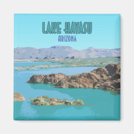 Sjö Havasu Arizona Vintage Magnet