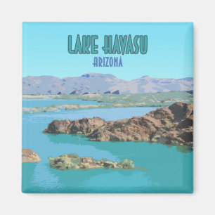 Sjö Havasu Arizona Vintage Magnet