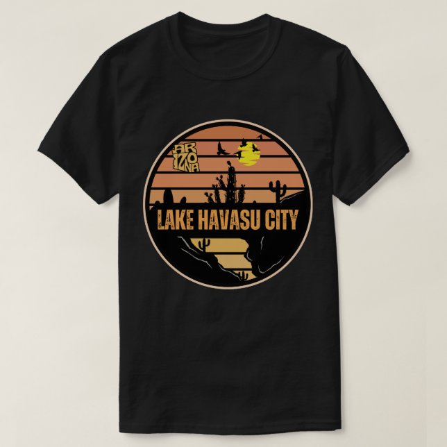Sjö Havasu City, Arizona T Shirt (Design framsida)