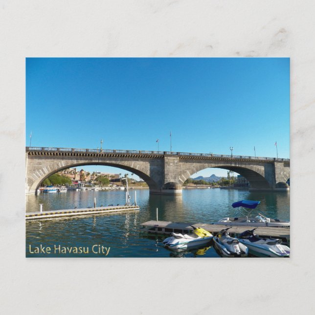 Sjö Havasu City, Arizona Vykort (Framsida)