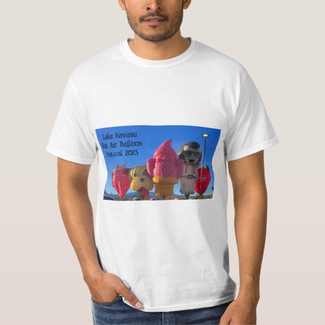 Sjö Havasu Luftballong festival 2023 T Shirt (Framsida)