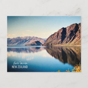 Sjö Hawea Nya Zeeland Otago-resa Vykort