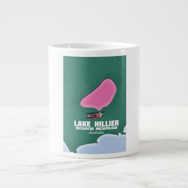 Sjö Hillier Australian karta. Jumbo Mugg (Framsidan)