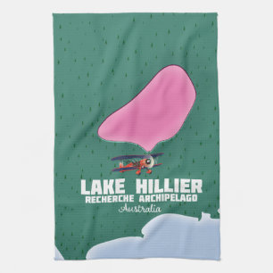 Sjö Hillier Australian karta. Kökshandduk