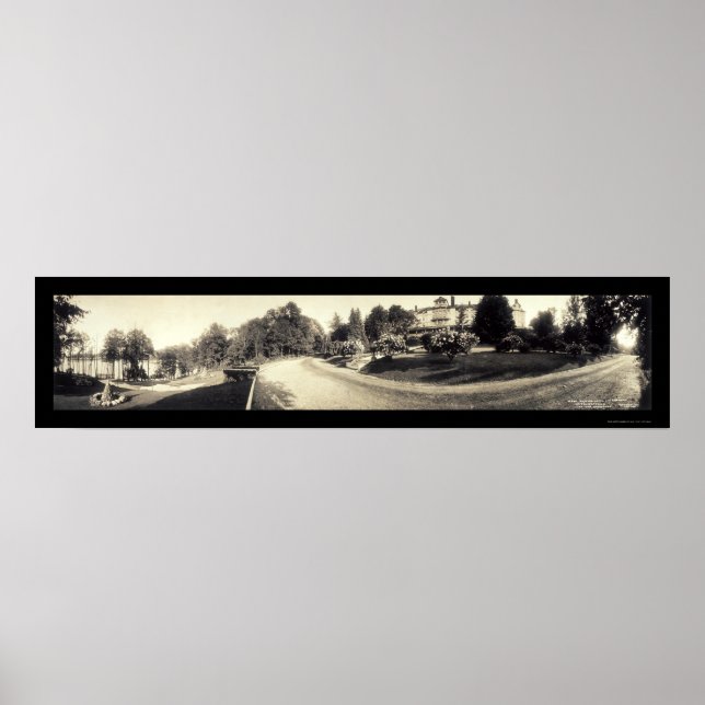 Sjö Hopatcong Breslin Photo 1913 Poster (Framsidan)