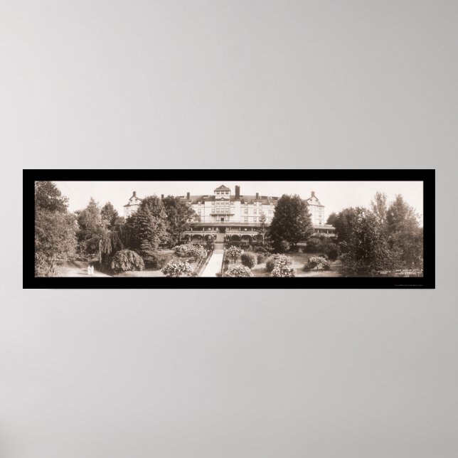 Sjö Hopatcong Hotel Photo 1913 Poster (Framsidan)