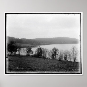 Sjö Hopatcong, N.J., från Pleasant Point c1890s Poster