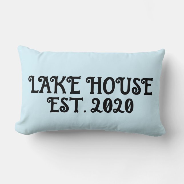 SJÖ HOUSE ANPASSNINGSBAR LUMBAR PASTEL BLUE PILLOW LUMBARKUDDE (Framsida)