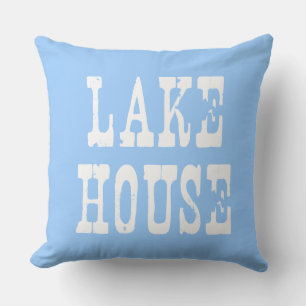Sjö House Blue Kudde