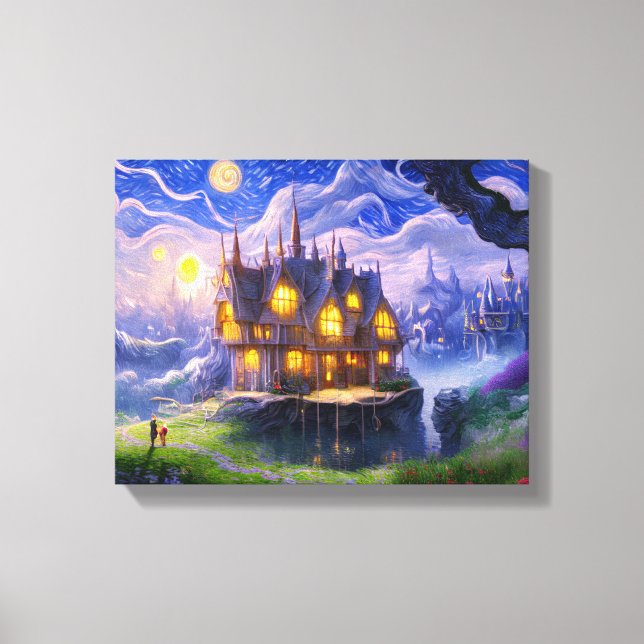 Sjö House Canvastryck (Framsida)