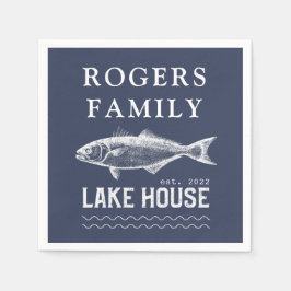 Sjö House Family Namn Pappersservett