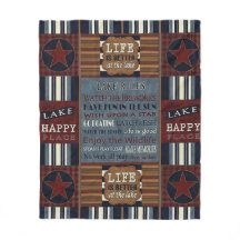 "Sjö House" FLEECE BLANKET