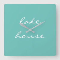 Sjö House Teal Blue Aqua White Elegant Snyggt