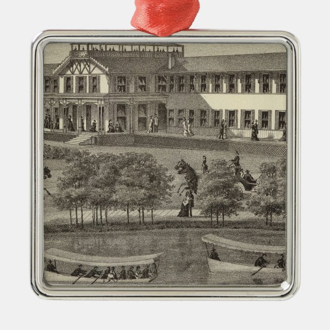 Sjö House, Vår Sjö, NJ Julgransprydnad Metall (Framsidan)