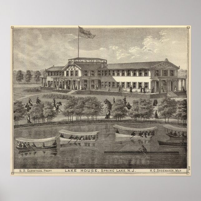 Sjö House, Vår Sjö, NJ Poster (Framsidan)