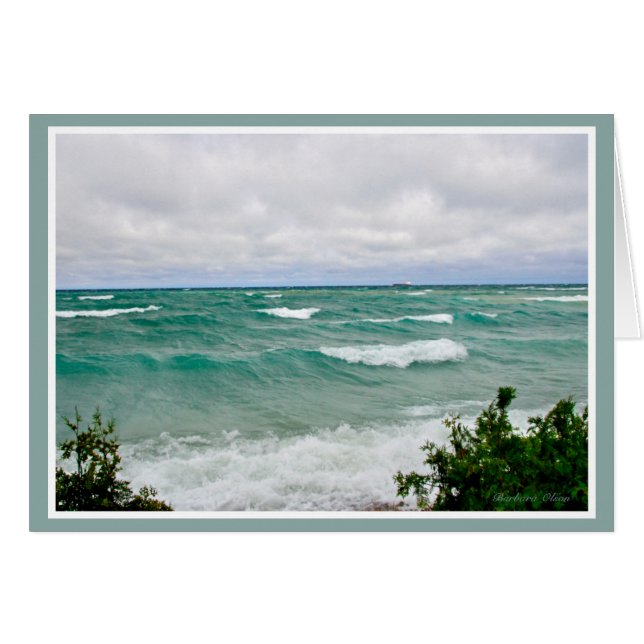 Sjö Huron Hälsningskort (Framsidan Horizontal)