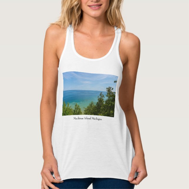 Sjö Huron Lookout Tanktop Linne Med Racerback (Framsida)