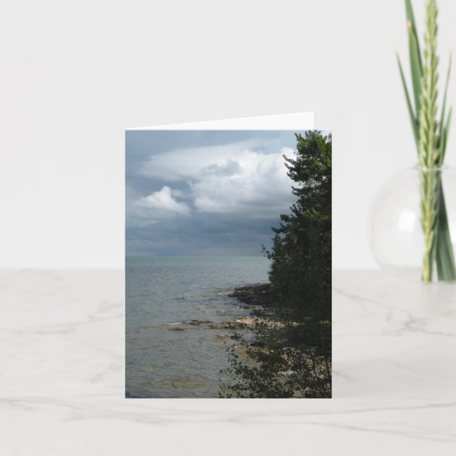 Sjö Huron Note Card Kort (Framsida)