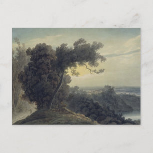 Sjö i Albano och Castle Gandolfo, 1783-85 Vykort