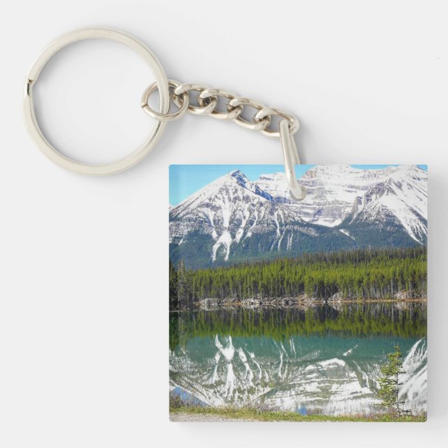 Sjö i Banff, Alberta, Kanada (Framsidan)