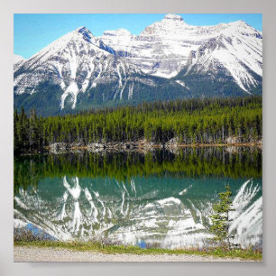Sjö i Banff Poster