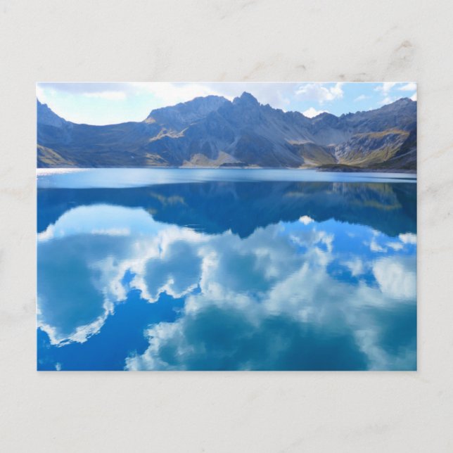 Sjö i bergen vykort (Framsida)