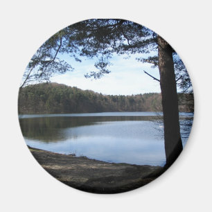 Sjö i Brandenburg, Tyskland Magnet