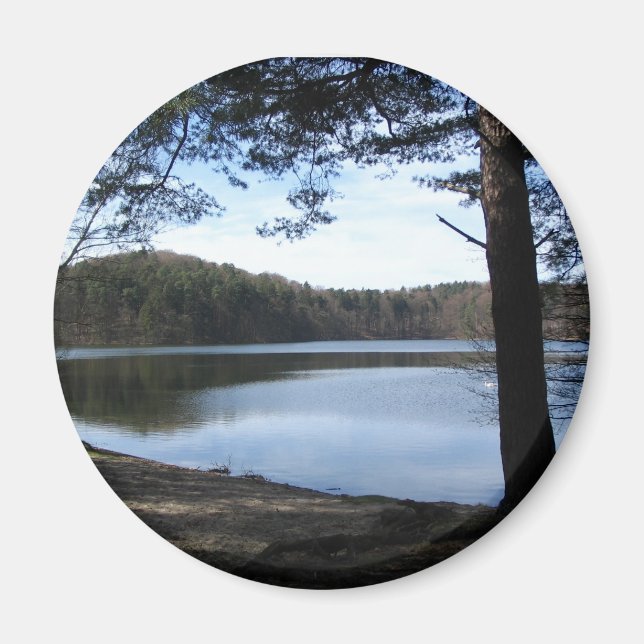 Sjö i Brandenburg, Tyskland Magnet (Framsidan)