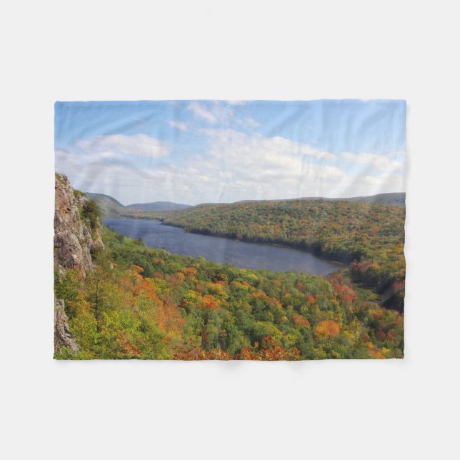 Sjö i Clouds fleece filt (Framsidan (Horisontell))