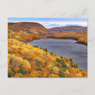 Sjö i Clouds, Porcupine Mountains Park Vykort