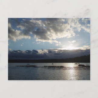 Sjö i Finland Vykort