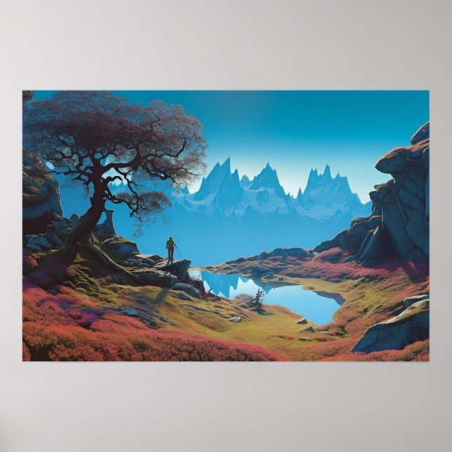 Sjö i högländerna poster (Framsidan)