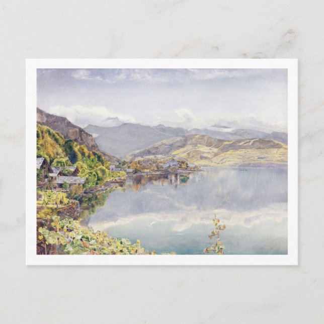 Sjö i Lucerne, Mount Pilatus i Avstånd Vykort (Framsida)