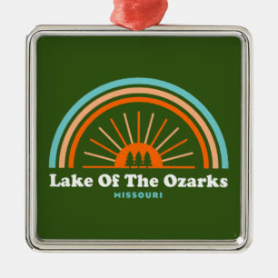 Sjö i Ozarks Missouri Rainbow Julgransprydnad Metall