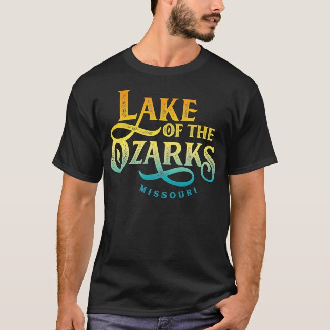 Sjö i Ozarks Missouri T Shirt (Framsida)