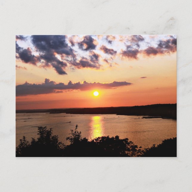SJÖ I OZARKS POSTCARD VYKORT (Framsida)
