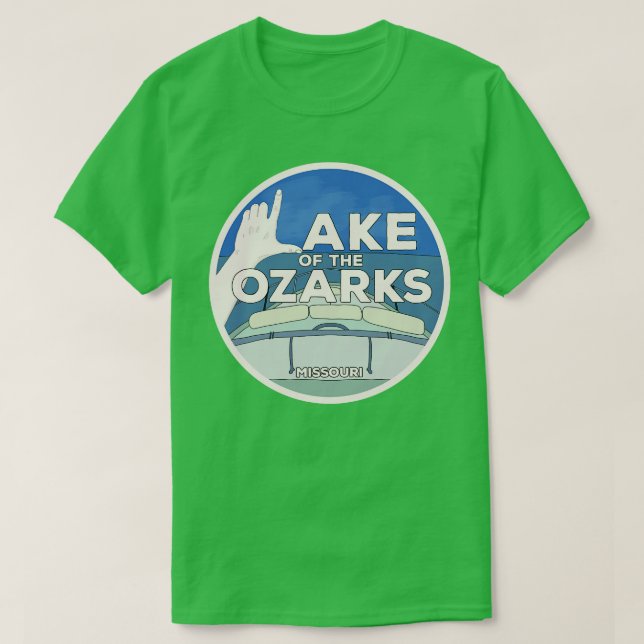 Sjö i Ozarks T Shirt (Design framsida)