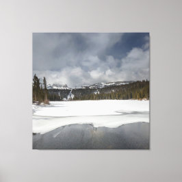 Sjö i Sierra Nevada Canvastryck