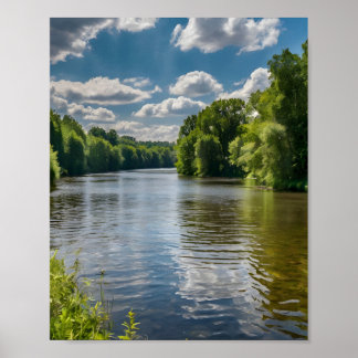 sjö i skogen poster