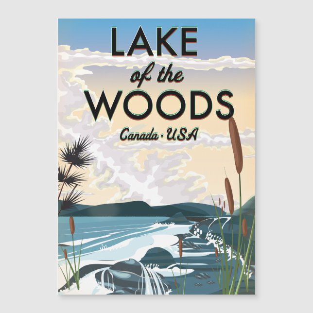 Sjö i Skogen USA canada (Framsida)