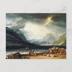 Sjö i Thun, Schweiz av J.M.W. Turner Vykort