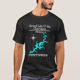 Sjö i Tjerokees Oklahoma T Shirt